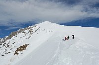 Salita impegnativa sul Monte Visolo con neve ghiacciatissima il mattino e completamente smollata il pomeriggio! il 15 marzo 09 - FOTOGALLERY